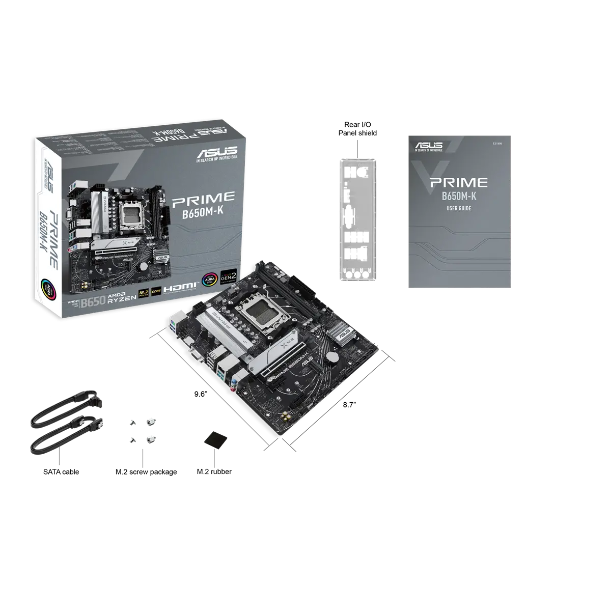 Дънна платка ASUS PRIME B650M-K DDR5 - image 4