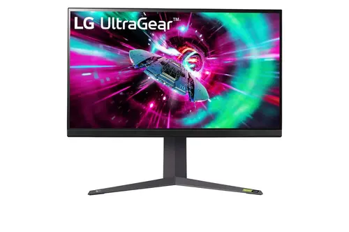 Монитор, LG 32GR93U-B, 32", UltraGear IPS 1ms, AG, UHD 4K (3840x2160), 144Hz, HDR 400, 700:1, 400cd/m2, DCI-P3 95%, USB3.0 (1up/2down), VRR, AMD Free-sync, NVIDIA G-Sync, HDMI, DisplayPort, Height Adjustable, Pivot, Tilt, Headphone Out, Black