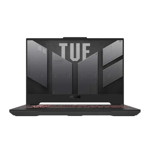 Лаптоп, Asus TUF A15 FA507UV-LP014, AMD Ryzen 9 8940HS,15.6" FHD AG (1920x1080)144Hz, 16GB DDR5, 512 GB PCIe 4. RTX 4060 8GB GDDR6, Wi-Fi 6(802.11ax), Backlit Chiclet Keyboard 1-Zone RGB, No OS, Mecha Gray - image 1