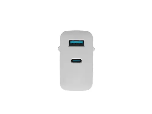 Адаптер, Natec USB Charger  Ribera Gan 1X USB-A + 1X USB-C 65W, White - image 3