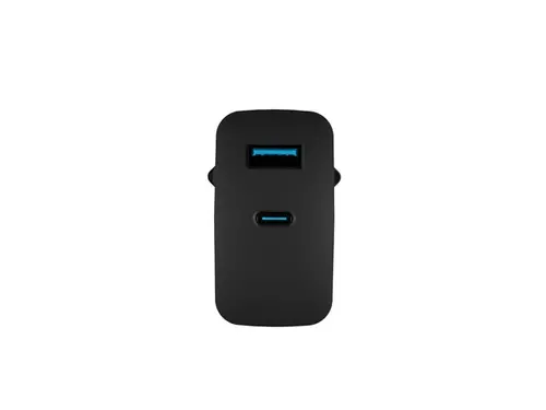 Адаптер, Natec USB Charger  Ribera Gan 1X USB-A + 1X USB-C 65W, Black - image 2