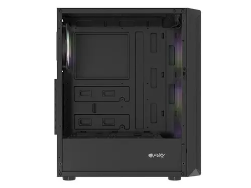 Кутия за компютър, Fury PC Case Shobo SH4F RGB Midi Tower, Window, Black - image 10