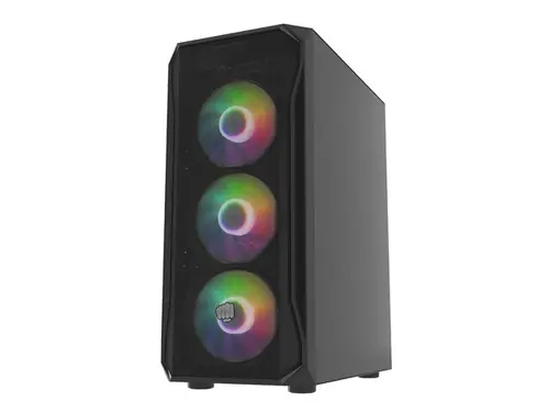 Кутия за компютър, Fury PC Case Shobo SH4F RGB Midi Tower, Window, Black - image 1