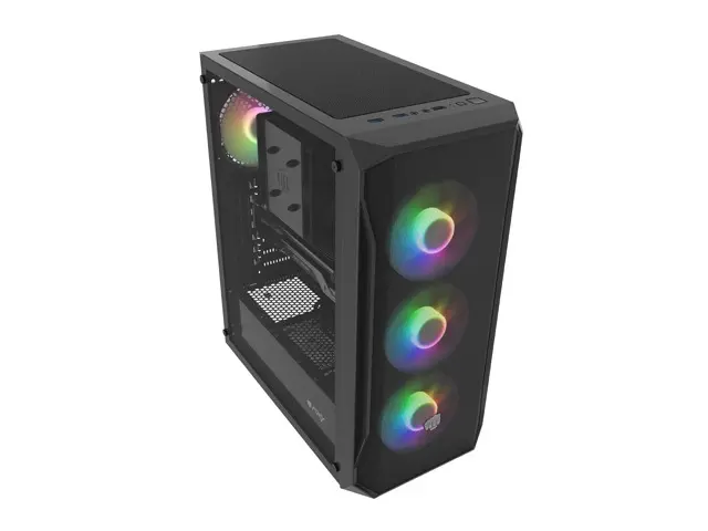Κουτί υπολογιστή, Fury PC Case Shobo SH4F RGB Midi Tower, Window, Μαύρο - image 2