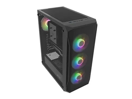 Κουτί υπολογιστή, Fury PC Case Shobo SH4F RGB Midi Tower, Window, Μαύρο - 3