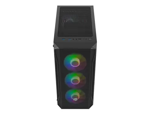 Κουτί υπολογιστή, Fury PC Case Shobo SH4F RGB Midi Tower, Window, Μαύρο - 10