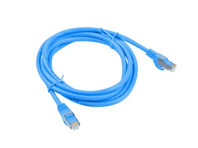 Кабел, Lanberg patch cord CAT.6 FTP 3m, blue - image 1