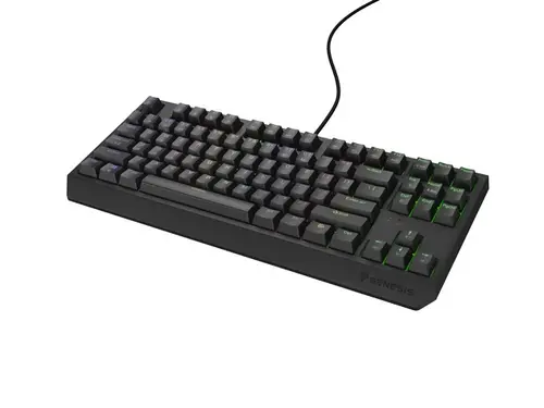 Клавиатура, Genesis Gaming Keyboard Thor 230 TKL US RGB Mechanical Outemu Red Black Hot Swap - image 1
