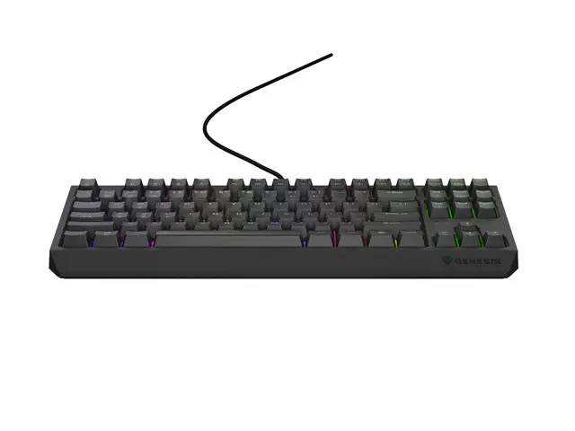 Клавиатура, Genesis Gaming Keyboard Thor 230 TKL US RGB Mechanical Outemu Red Black Hot Swap - image 6