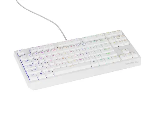 Клавиатура, Genesis Gaming Keyboard Thor 230 TKL US RGB Mechanical Outemu Red White Hot Swap - image 8