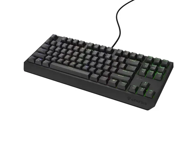 Клавиатура, Genesis Gaming Keyboard Thor 230 TKL US RGB Mechanical Outemu Brown Black Hot Swap - image 2