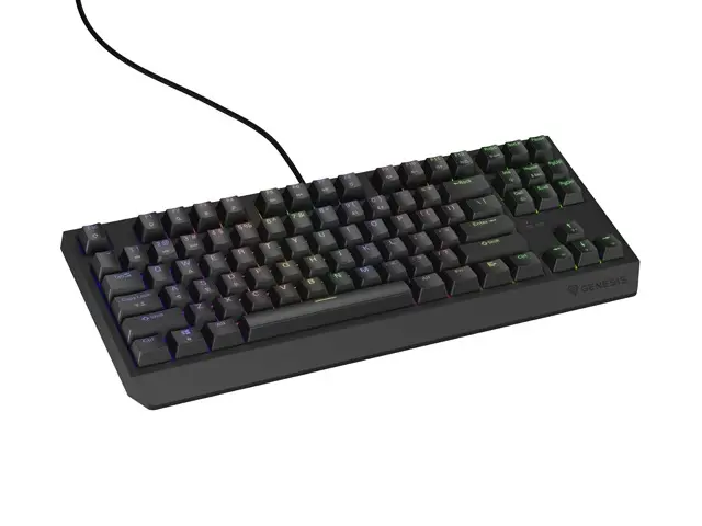 Клавиатура, Genesis Gaming Keyboard Thor 230 TKL US RGB Mechanical Outemu Brown Black Hot Swap - image 4
