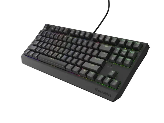 Клавиатура, Genesis Gaming Keyboard Thor 230 TKL US RGB Mechanical Outemu Brown Black Hot Swap - image 6
