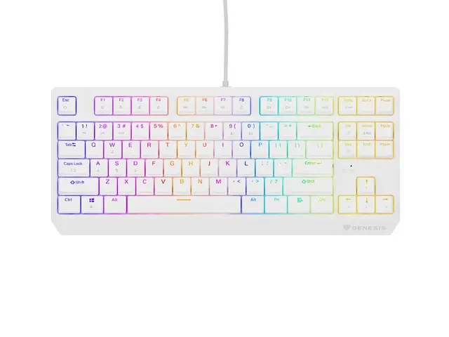 Клавиатура, Genesis Gaming Keyboard Thor 230 TKL US RGB Mechanical Outemu Brown White Hot Swap