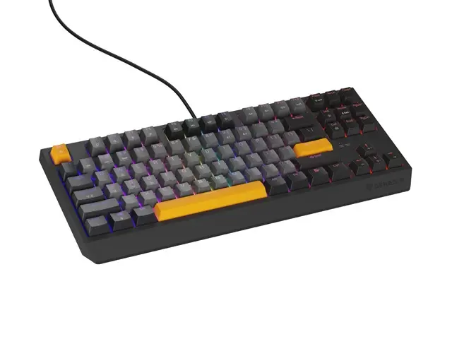 Клавиатура, Genesis Gaming Keyboard Thor 230 TKL Anchor Gray Negative US RGB Mechanical Outemu Red - image 6
