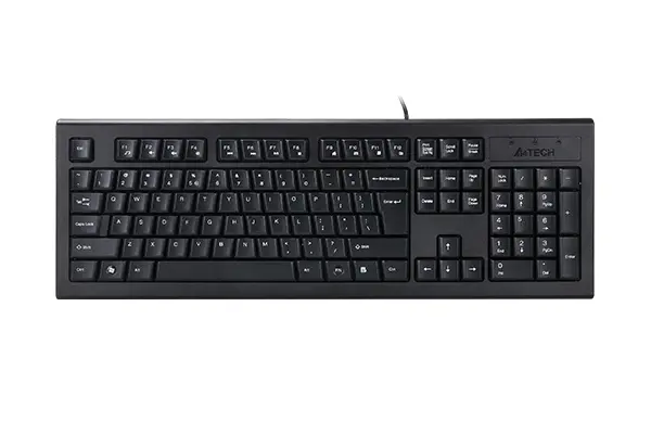 Клавиатура, A4 KRS-85 COMFORT A-SHAPE BK