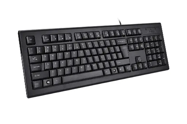 Клавиатура, A4 KRS-85 COMFORT A-SHAPE BK - image 1