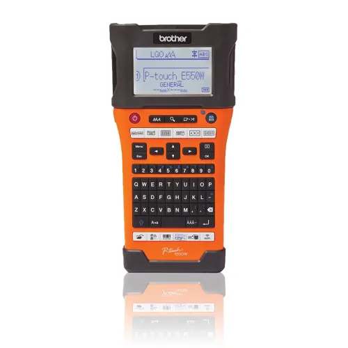 Етикираща система, Brother PT-E550WSP Handheld Industrial Labelling system + 1x TZEFX231, TZE241, TZE251, TZE651