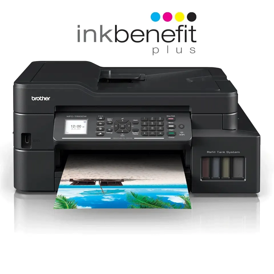 Мастилоструйно многофункционално устройство, Brother MFC-T920DW Inkbenefit Plus Multifunctional