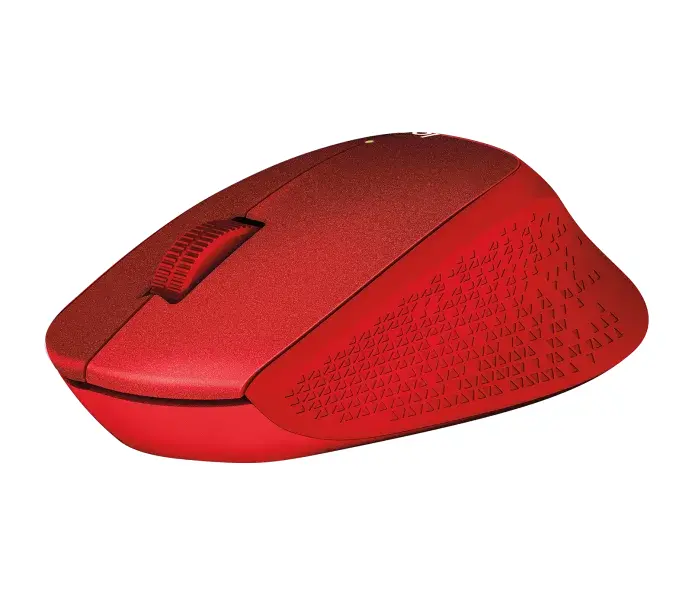 Мишка, Logitech Wireless Mouse M330 Silent Plus, red - image 1