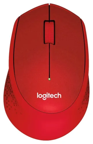 Мишка, Logitech Wireless Mouse M330 Silent Plus, red