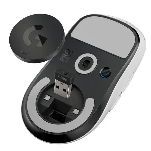 Мишка, Logitech G Pro X Superlight Wireless Mouse, Lightspeed Wireless 1ms, HERO 25K DPI Sensor, 400 IPS, Onboard Memory, >63g, White - image 8