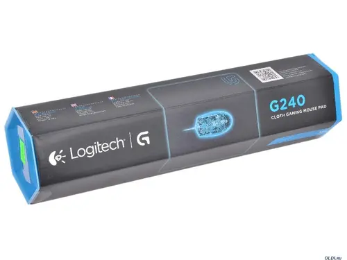 Mouse pad, Logitech G240 Cloth Mouse Pad, 280 x 340 mm, Moderate Friction, Rubber Base, Low Profile 1 mm, Negru - 3