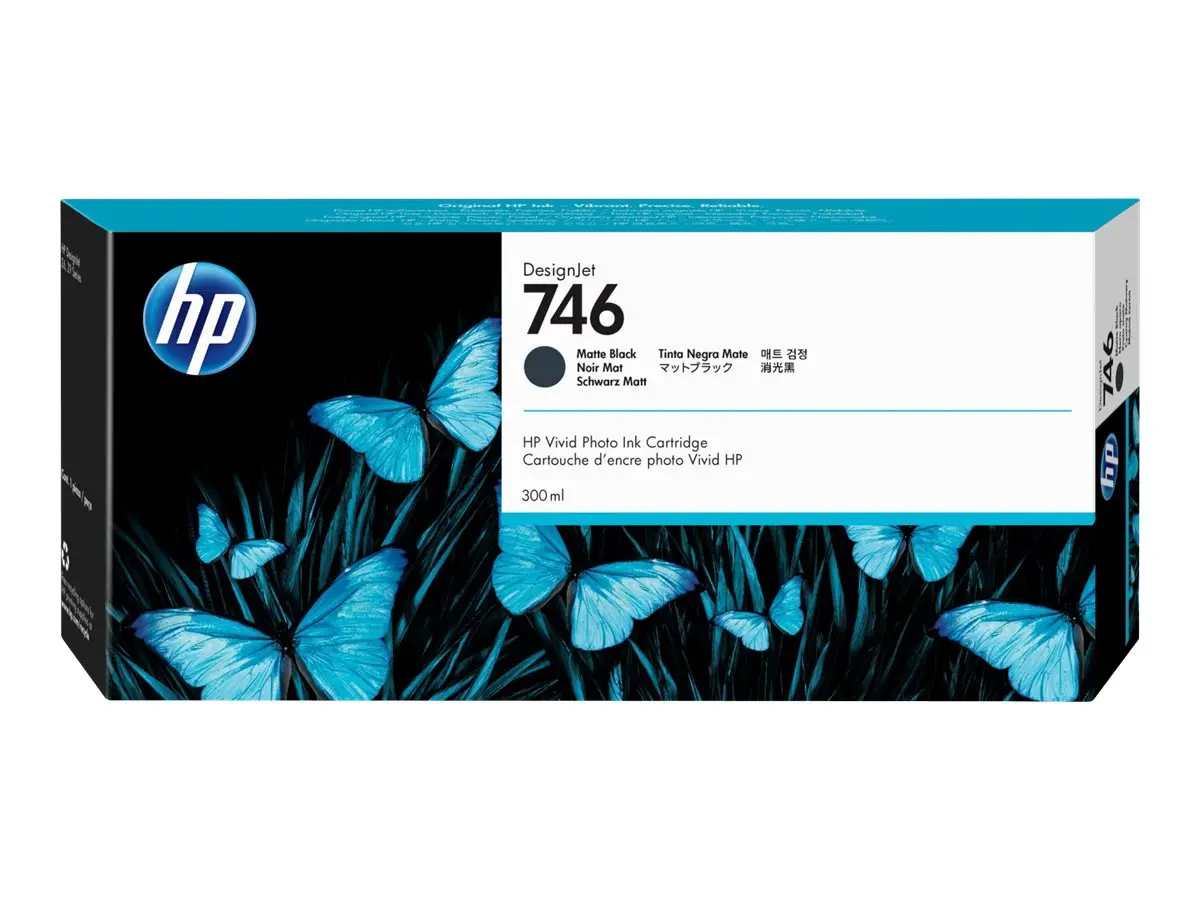 Consumabil, HP 746 300-ml Negru mat DesignJet cartuș de cerneală - image 1