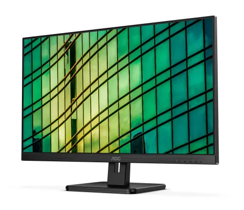 Монитор, AOC 27E2QAE, 27" IPS WLED, 1920x1080@75Hz, 4ms GTG, 250cd/m2, 1000:1, 20M:1 DCR, Adaptive Sync, FlickerFree, Low Blue Light, 2Wx2, Tilt, Swivel, D-SUB, HDMI, DP - image 2