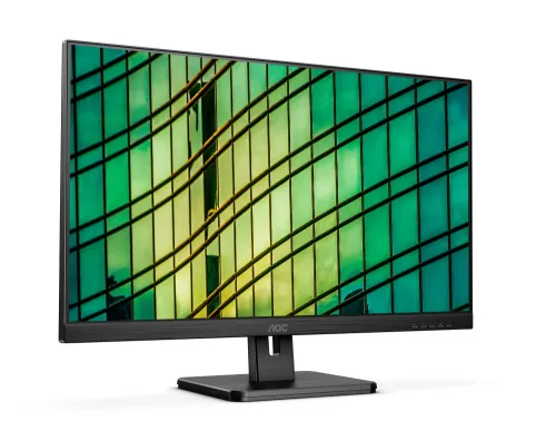 Монитор, AOC 27E2QAE, 27" IPS WLED, 1920x1080@75Hz, 4ms GTG, 250cd/m2, 1000:1, 20M:1 DCR, Adaptive Sync, FlickerFree, Low Blue Light, 2Wx2, Tilt, Swivel, D-SUB, HDMI, DP - image 3