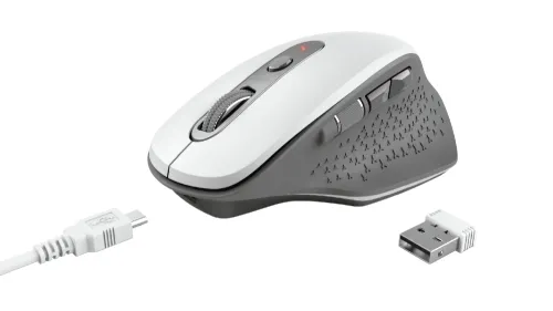 Мишка, TRUST Ozaa Wireless Rechargeable Mouse White - image 5