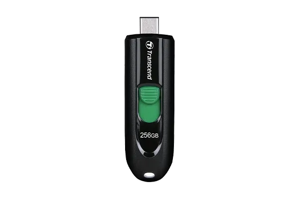 Памет, Transcend 256GB, USB3.2, Pen Drive, Type-C, Capless, Black