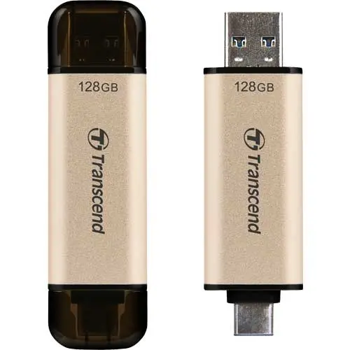 Памет, Transcend 128GB, USB3.2, Pen Drive, TLC, High Speed, Type-C - image 3