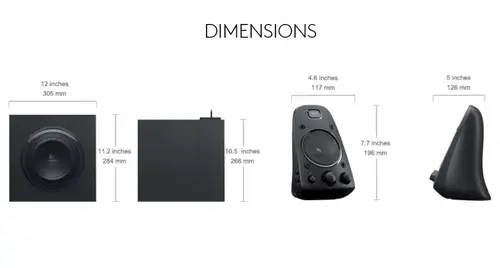 Ηχοσύστημα, Logitech 2.1 Speaker System Z623 - 6