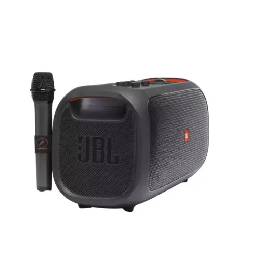 Аудио система, JBL PARTYBOX On-The-Go Portable party speaker with built-in lights and wireless mic - image 2