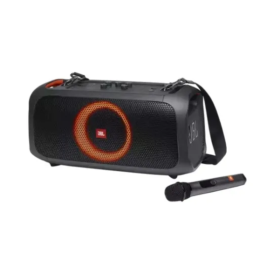 Аудио система, JBL PARTYBOX On-The-Go Portable party speaker with built-in lights and wireless mic