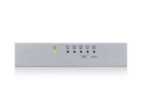 Комутатор, ZyXEL GS-105B v3, 5-port 10/100/1000Mbps Gigabit Ethernet switch, desktop, metal housing - image 1