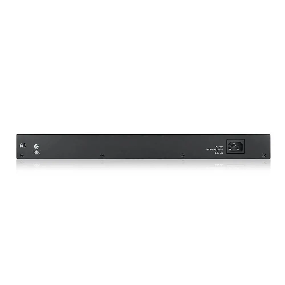 Switch, ZyXEL GS1900-48HP v2, 48 porturi GbE L2 Smart Switch, 170 Watt, montabil în rack - image 3