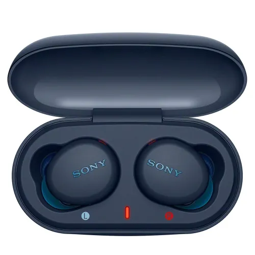 Слушалки, Sony Headset WF-XB700 with Bluethooth, blue - image 1