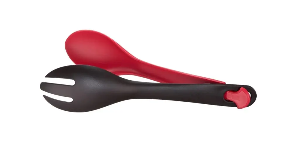 Λαβίδα, Tefal K2060614, Ingenio, για σαλάτα, κουζινικό εργαλείο, θερμοπλαστικό, 35.2x9.2x4.2cm, έως 220°C, κατάλληλη για πλυντήριο πιάτων, μαύρο