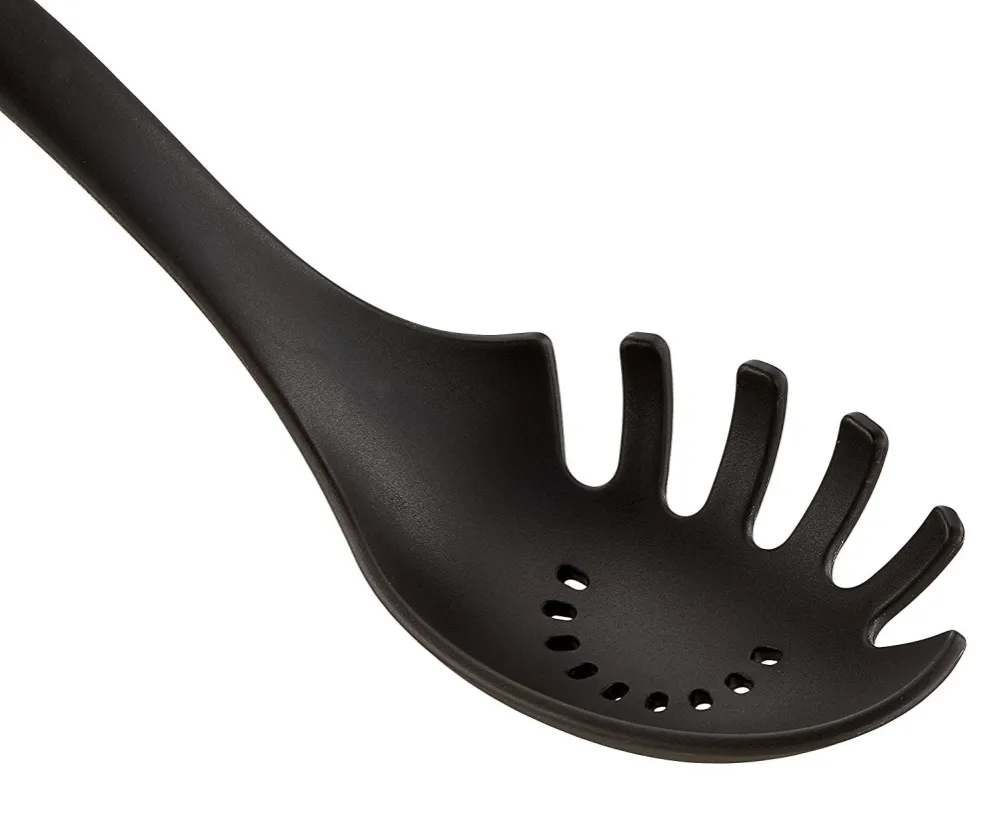 Лъжица, Tefal K2060214, Ingenio, Pasta spoon, Kitchen tool, Nylon/Fiberglass, 39.6x10.6x6.4cm, Up to 220°C, Dishwasher safe, black - image 1