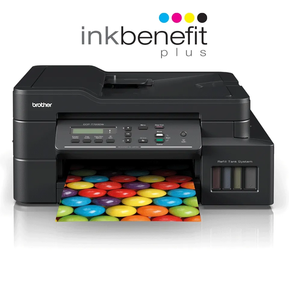 Мастилоструйно многофункционално устройство, Brother DCP-T720DW Inkbenefit Plus Multifunctional