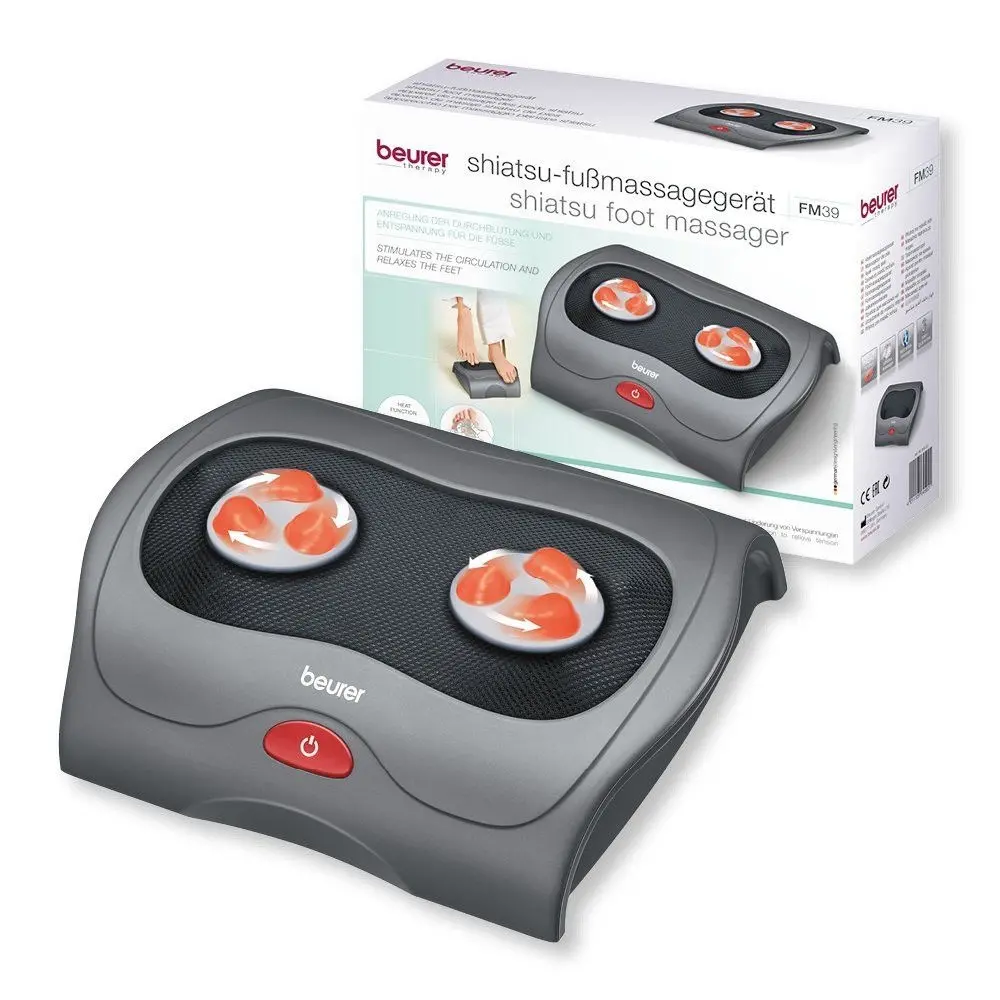 Συσκευή μασάζ, Beurer FM 39 Shiatsu μασάζ ποδιών; Καταπραϋντικό μασάζ ποδιών Shiatsu; Λειτουργία θέρμανσης - image 1