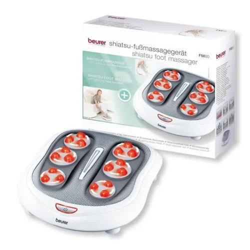 Масажор, Beurer FM 60 Shiatsu foot massager;Heat function; 18 Shiatsu massage heads; 2 massage speeds - image 1