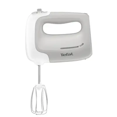 Mixer, Tefal HT450B38, PrepMix 450W, 2 tel de baterea din oțel inoxidabil, 2 cârlige de aluat din oțel inoxidabil, 5 viteze + turbo - 2