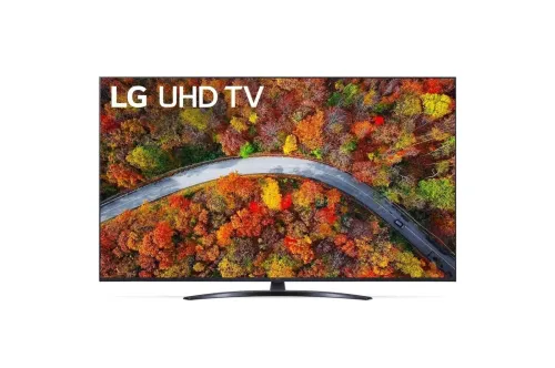 Телевизор, LG 55UP81003LA, 55" 4K IPS UltraHD TV 3840 x 2160, DVB-T2/C/S2, webOS Smart TV, ThinQ AI, Quad Core Processor 4K, WiFi 802.11ac, HDR10 PRO 4K/2K, AI Sound, Voice Controll, Miracast / AirPlay 2, HDMI, CI, LAN, USB, Bluetooth, Crescent Stand, Rocky Black