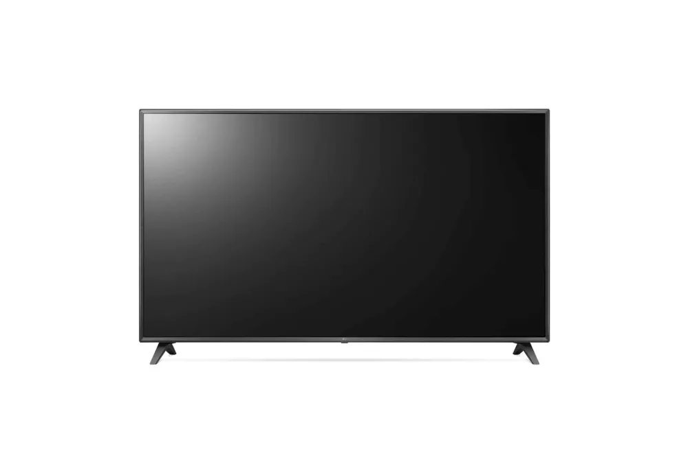 Телевизор, LG 75UP75003LC, 75" 4K IPS UltraHD TV 3840 x 2160, DVB-T2/C/S2, webOS Smart TV, ThinQ AI, Quad Core Processor 4K, WiFi 802.11ac, HDR10, HLG, AI Sound, Voice Controll, Miracast / AirPlay 2,  HDMI, CI, LAN, USB, Bluetooth, 2 pole Stand, Dark Gray - image 1