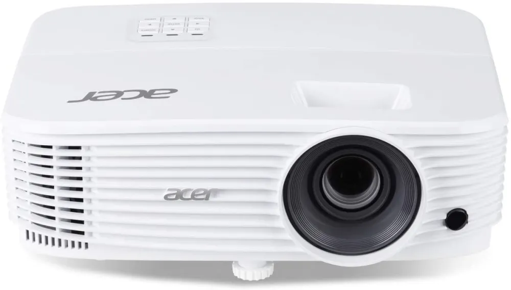 Мултимедиен проектор, Acer Projector P1155, DLP, SVGA(800x600), 4000 ANSI Lumens, 20000:1, 1.1x, 3D ready, VGA x2, HDMI, HDMI/MHL, RCA, Audio in/out, VGA out, USB type A (5V/1A), Speaker 1x3W, RS232, USB mini-B, Lamp life up to 15000h, Auto Keystone, Bag, 2.4kg, White - image 2