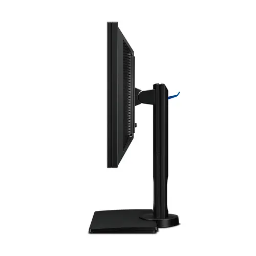 Монитор, BenQ BL2420PT, 23.8" IPS LED, 5ms, 2560x1440 QHD, Designer Monitor, 100% sRGB, CAD/CAM mode, ECO sensor, Flicker-free, LBL, 1000:1, DCR 20M:1, 8 bit, 300cd/m2, VGA, HDMI, DVI-DL, DP, USB, Speakers, Height Adj., Swivel, Pivot, Tilt, Black - image 4