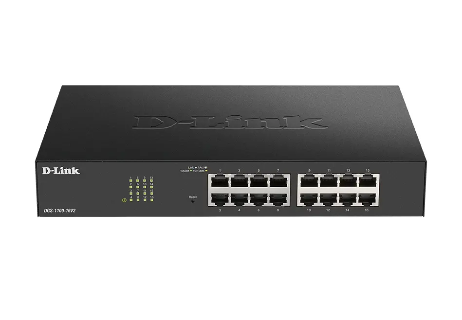 Комутатор, D-Link 16-Port Gigabit Smart Managed Switch